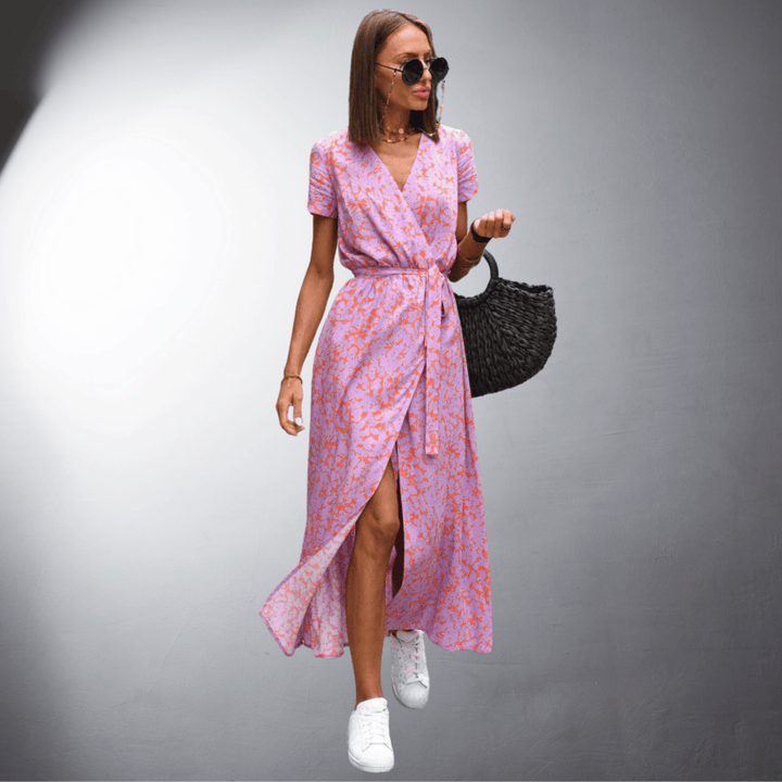 Ketty | Abito a Portafoglio Fatto a Mano in Materiale Premium