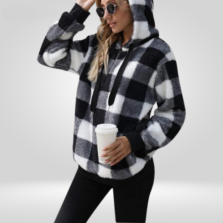 Mia | Maglione elegante con mezza zip