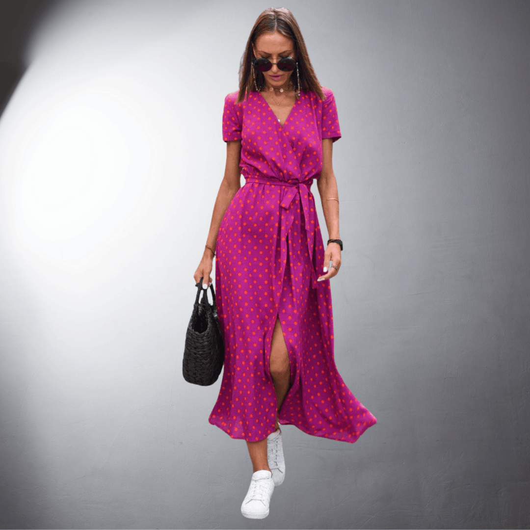 Ketty | Abito a Portafoglio Fatto a Mano in Materiale Premium