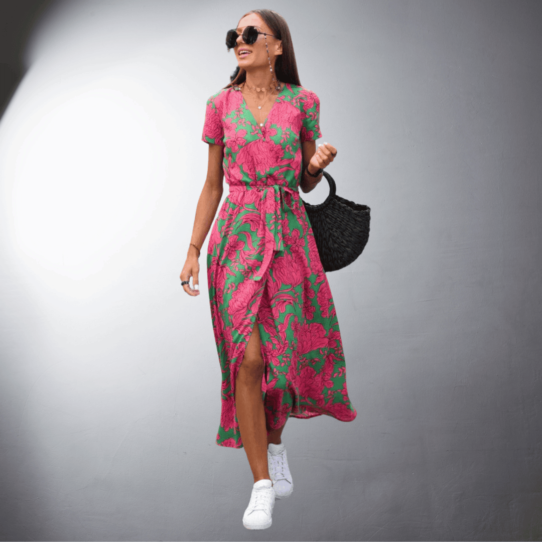 Ketty | Abito a Portafoglio Fatto a Mano in Materiale Premium