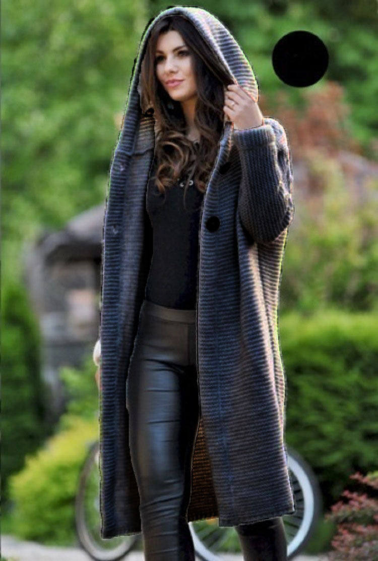 Aurora™ - Caldo cardigan lavorato a maglia lunga