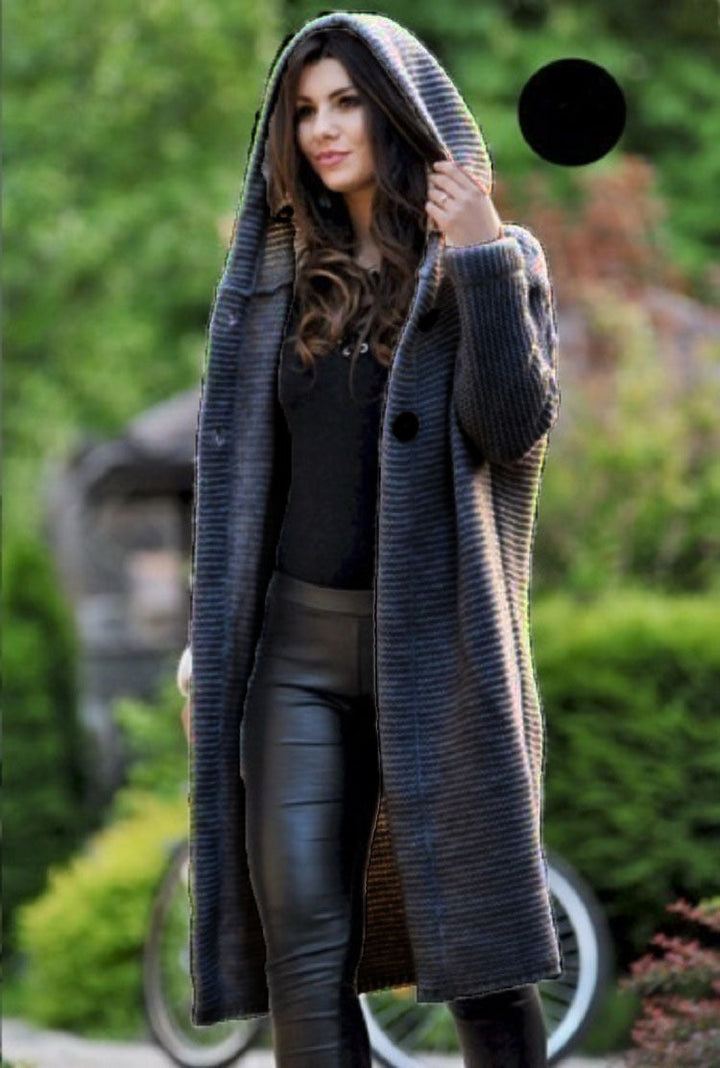 Aurora™ - Caldo cardigan lavorato a maglia lunga