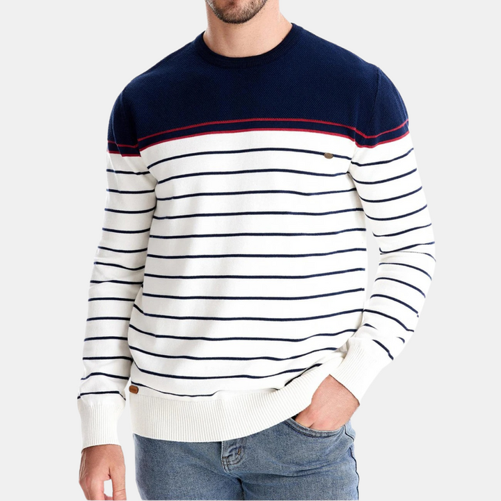 Riviera Maglione Casual a Righe