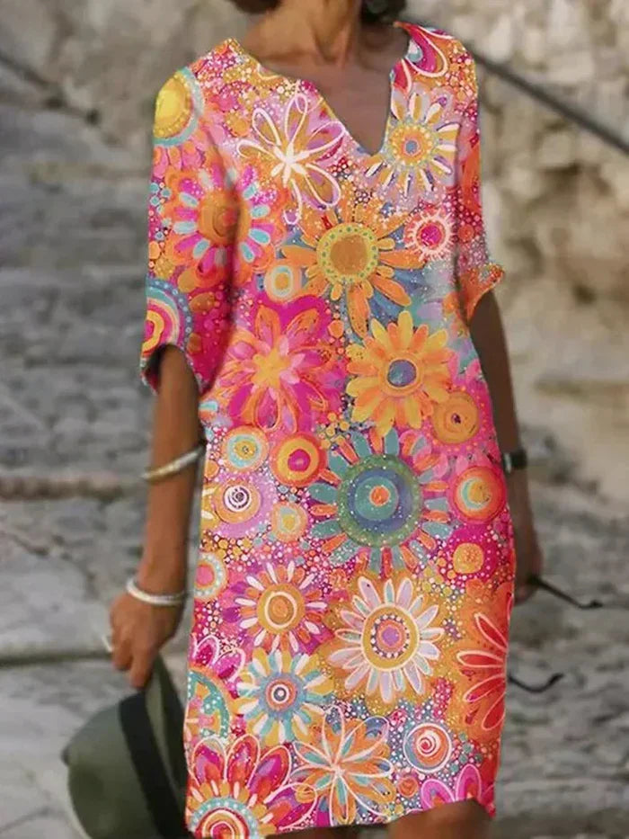 Brunella™ | vestito con fiori di giglio