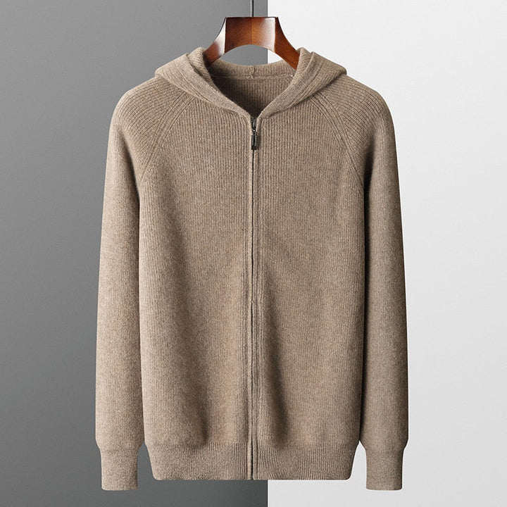 Jaxon Wool Comfort: felpa con cappuccio da uomo Jaxon realizzata in lana di alta qualità