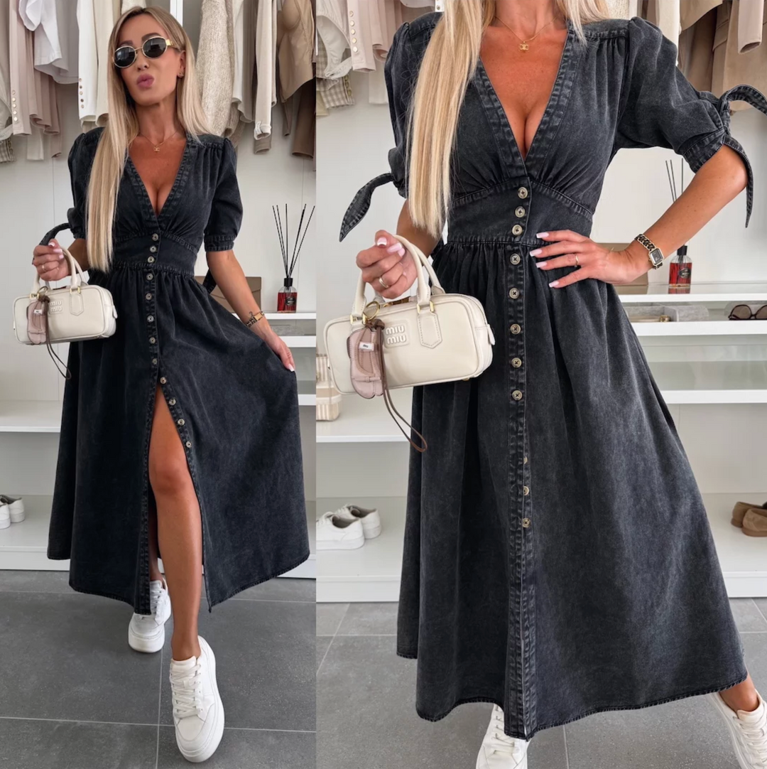 Ivanka | Abito in Denim Luminoso
