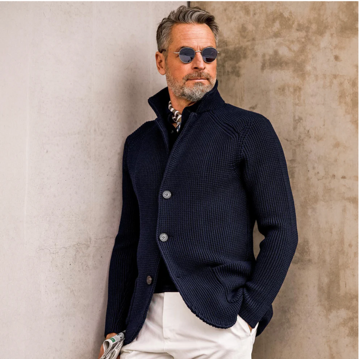 ALEX™ | CARDIGAN LAVORATO A MAGLIA