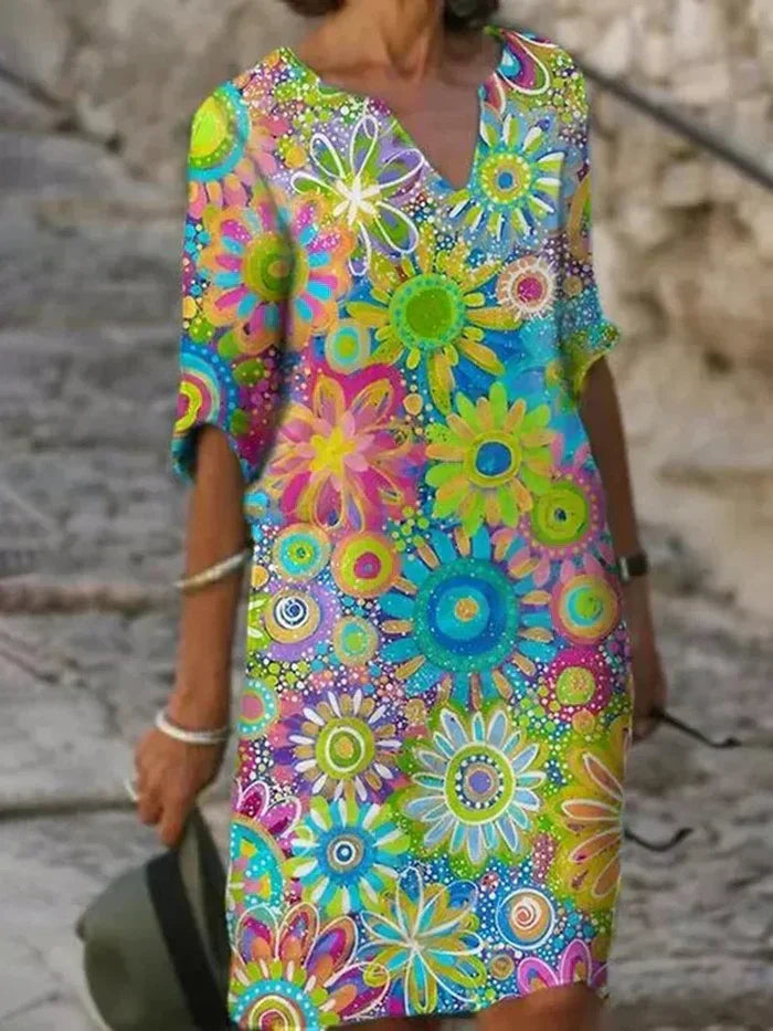 Brunella™ | vestito con fiori di giglio