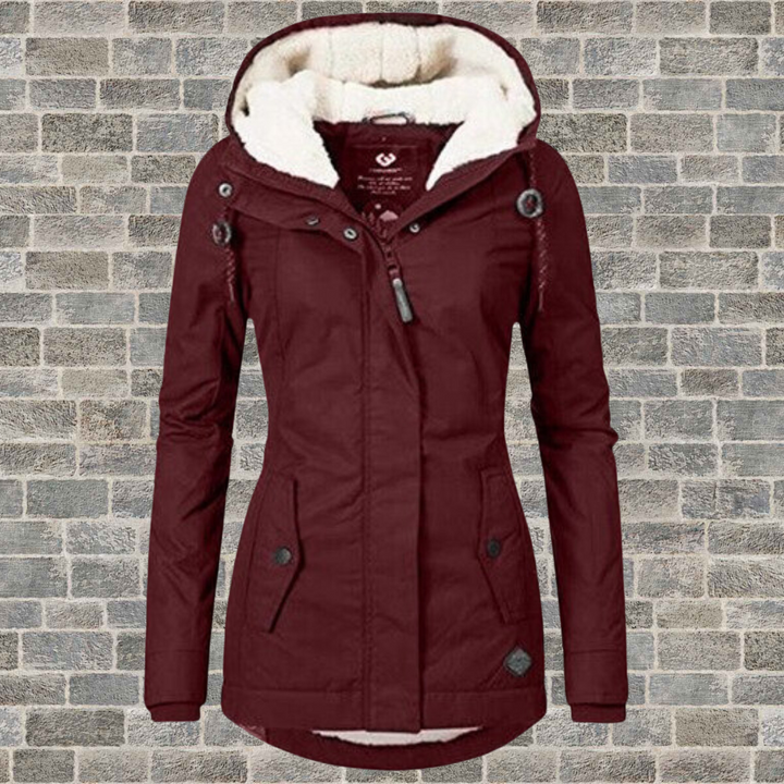 Rosa™ | Giacca con cappuccio Sherpa da donna