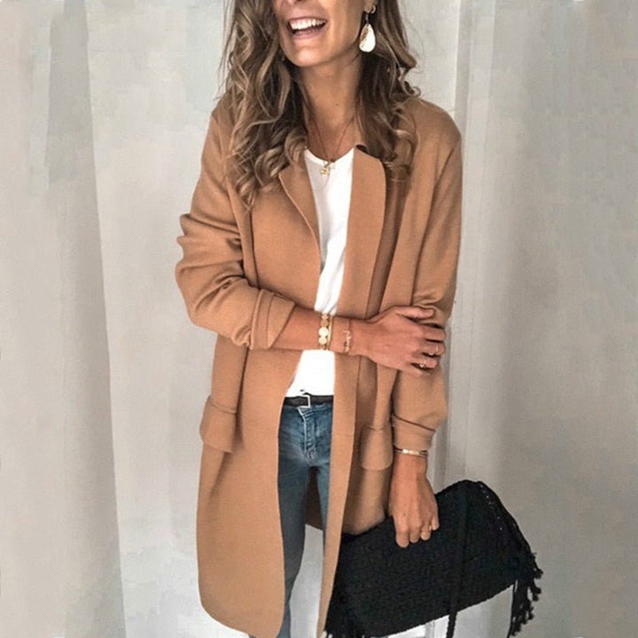 Bersha | Giacca blazer lunga ed elegante